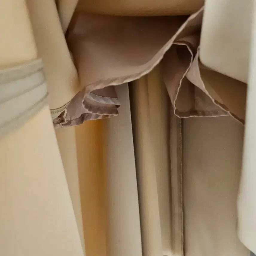 [BUNJANG] Long Beige Skirt / 여성 간절기 롱 스커트