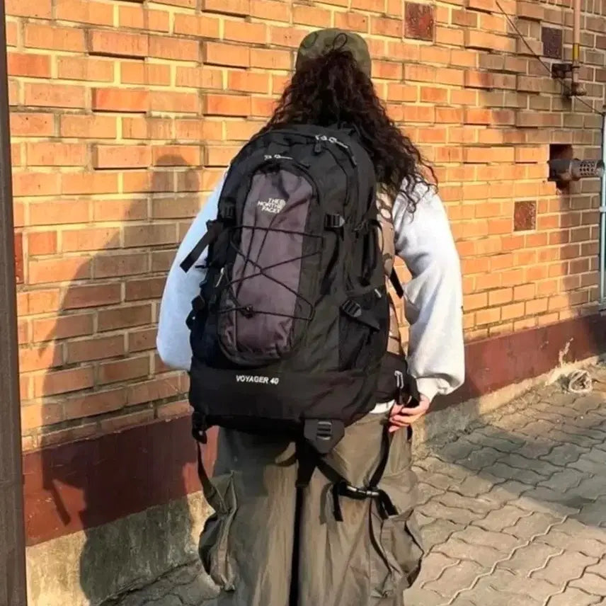 [BUNJANG] The North Face Voyager 40 Backpack Black / 노스페이스 Voyager 보이저 40 백팩 블랙