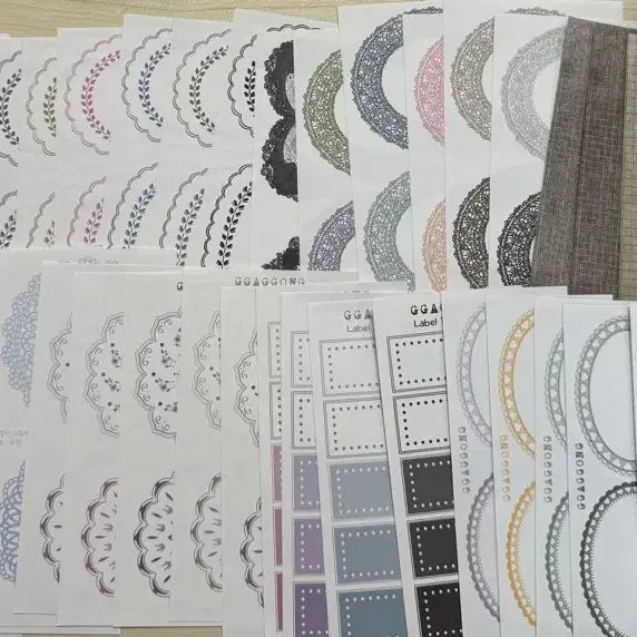 [BUNJANG] Unspecified Deco Supplies Bundle Set / 감성 다꾸 일괄처분