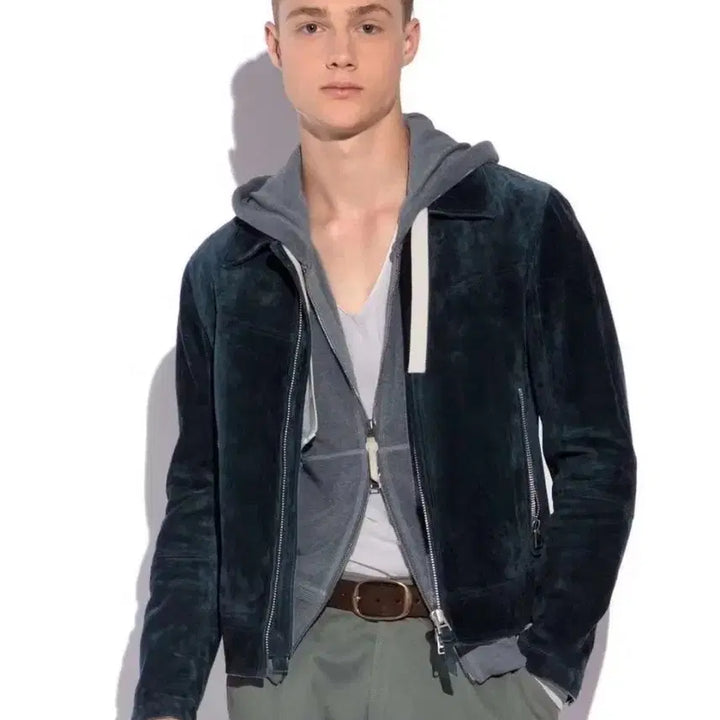 [BUNJANG] Tom Ford Suede Blouson Jacket / 톰포드 스웨이드 블루종 자켓