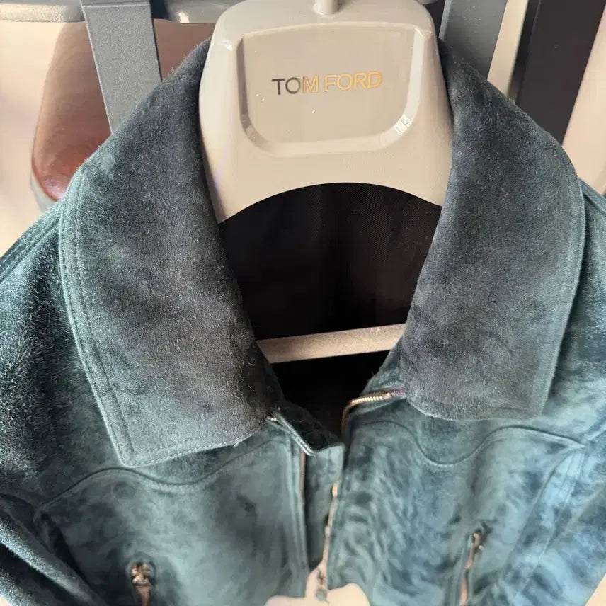 [BUNJANG] Tom Ford Suede Blouson Jacket / 톰포드 스웨이드 블루종 자켓
