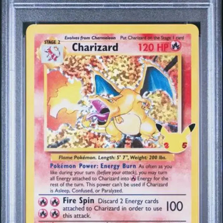 [BUNJANG] Pokemon Charizard 25th Anniversary PSA 10 Trading Card / 포켓몬 2021 리자몽 북미 25주년 psa10