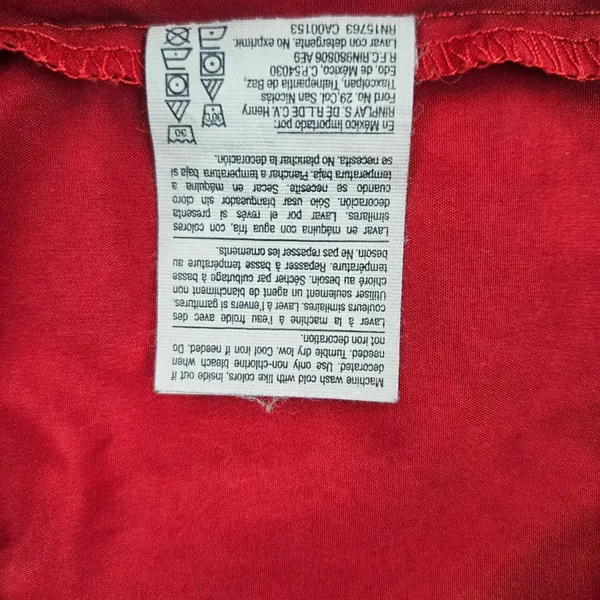 [BUNJANG] Champion Red Anorak Windbreaker M / (가-327) 챔피온 레드 아노락 바람막이 M