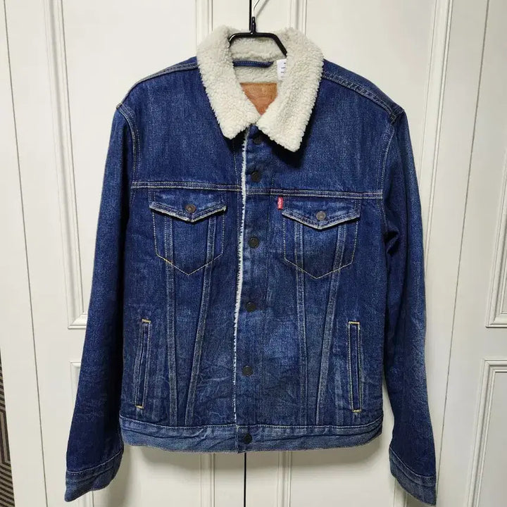 [BUNJANG] Levi's Sherpa Denim Jacket / (95)리바이스 쉐르파 데님 청자켓