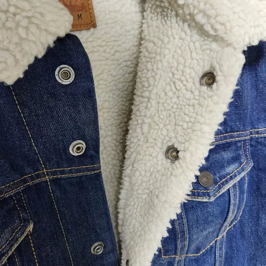 [BUNJANG] Levi's Sherpa Denim Jacket / (95)리바이스 쉐르파 데님 청자켓