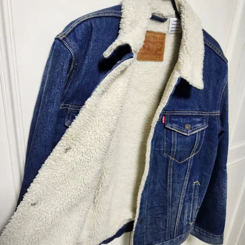 [BUNJANG] Levi's Sherpa Denim Jacket / (95)리바이스 쉐르파 데님 청자켓