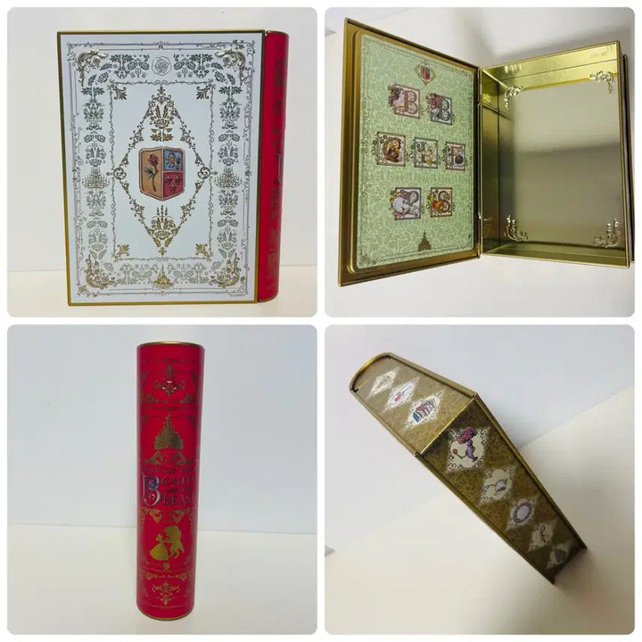 [BUNJANG] Beauty and the Beast Belle Tin Case, Clear File, and Deco Stickers Set / 도쿄 디즈니랜드 디즈니씨 프린세스 미녀와야수 벨 틴케이스 클리어파일 다꾸