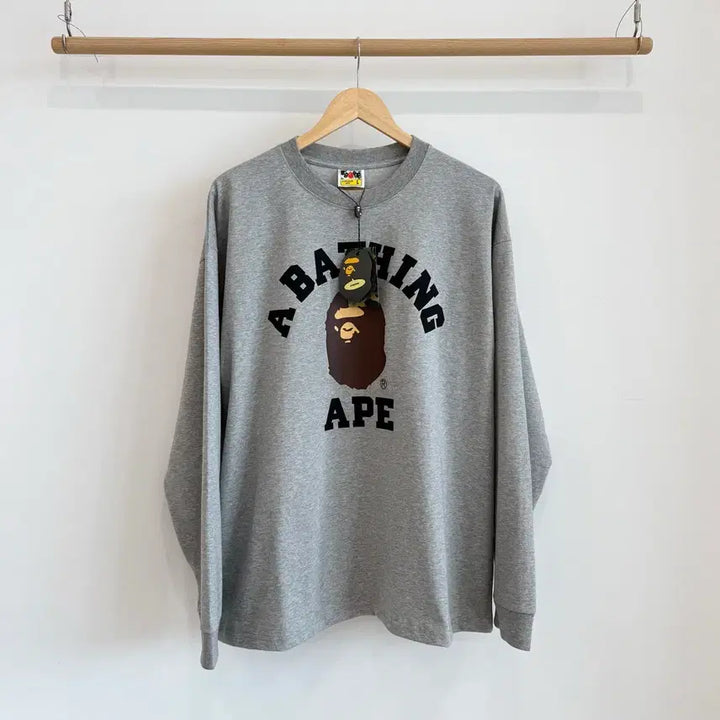 [BUNJANG] BP College Long Sleeve T-shirt / BP 컬리지 롱 슬리브 / 3color