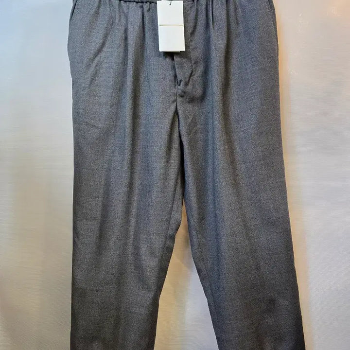 [BUNJANG] Ami Gray Elastic Waistband Pants / 아미 그레이 허리밴딩 바지 새상품