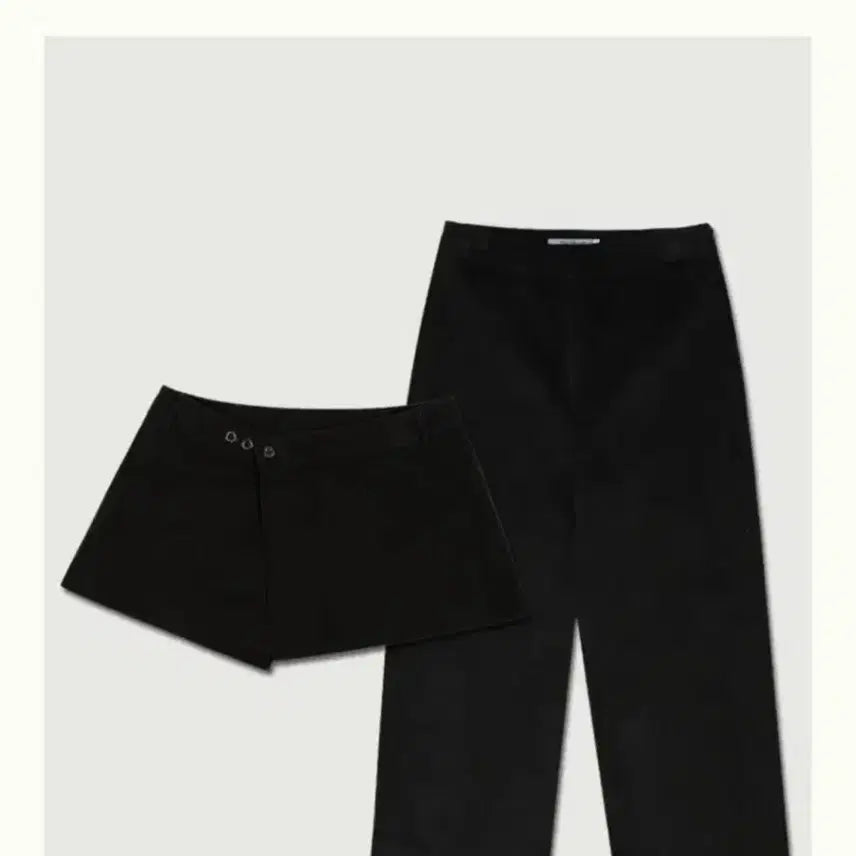 [BUNJANG] Love by Mood Corduroy Skirt Pants S / 러브바이무드 러바무 바이무드 코듀로이 치마바지 S 블랙, 브라운