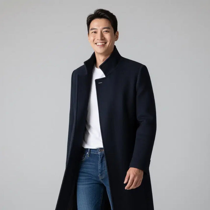 [BUNJANG] 8 Seconds High-Neck Wool Blend Coat / [새상품]*드뎌꺼낸*봄02*에잇세컨즈 하이넥 울혼방코트