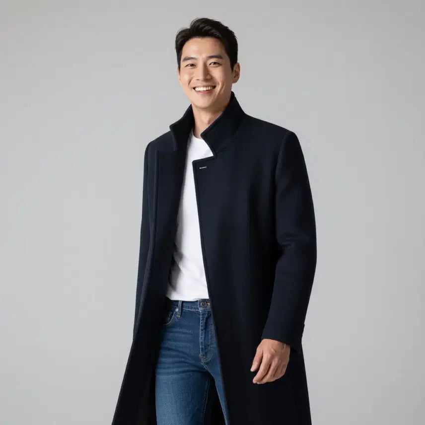 [BUNJANG] 8 Seconds High-Neck Wool Blend Coat / [새상품]*드뎌꺼낸*봄02*에잇세컨즈 하이넥 울혼방코트