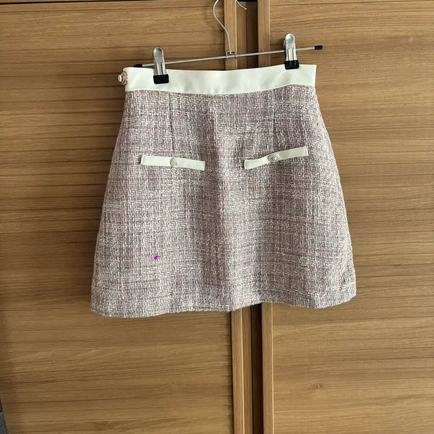 [BUNJANG] Unbranded Tweed Mini Skirt S / 고급 트위드 스커트S /수입의류