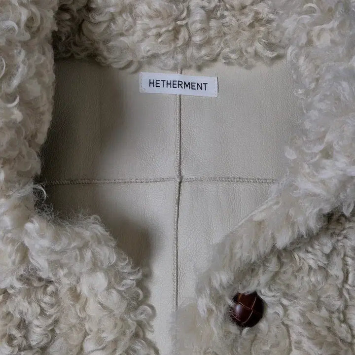 [BUNJANG] Headerment Isabelle Curly Fur Jacket Oatmeal / (오늘특가)헤더먼트 이자벨 컬리 퍼 자켓 오트밀크