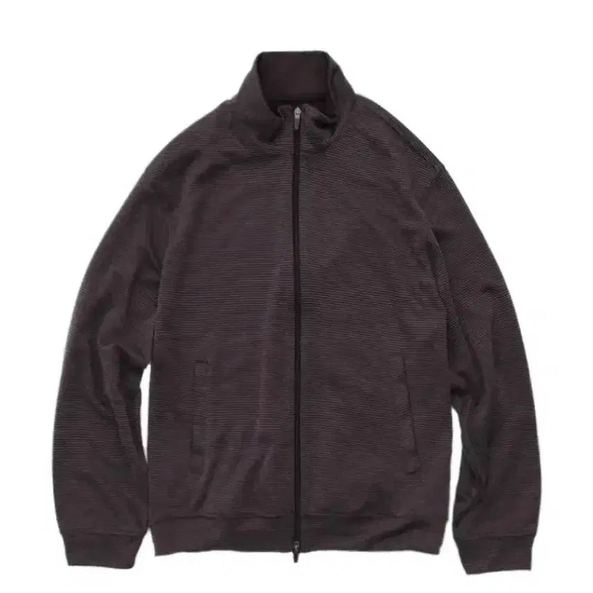 [BUNJANG] Polytelu Human Index Stripe Track Top / [3] 폴리테루 휴먼인덱스 스트라이프 트랙탑 퍼플 브라운