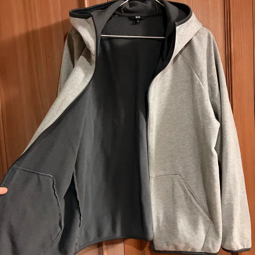 [BUNJANG] Uniqlo Hooded Zip-Up Unisex Jacket / 빅사이즈 유니클로 후드 집업 남여공용 여성