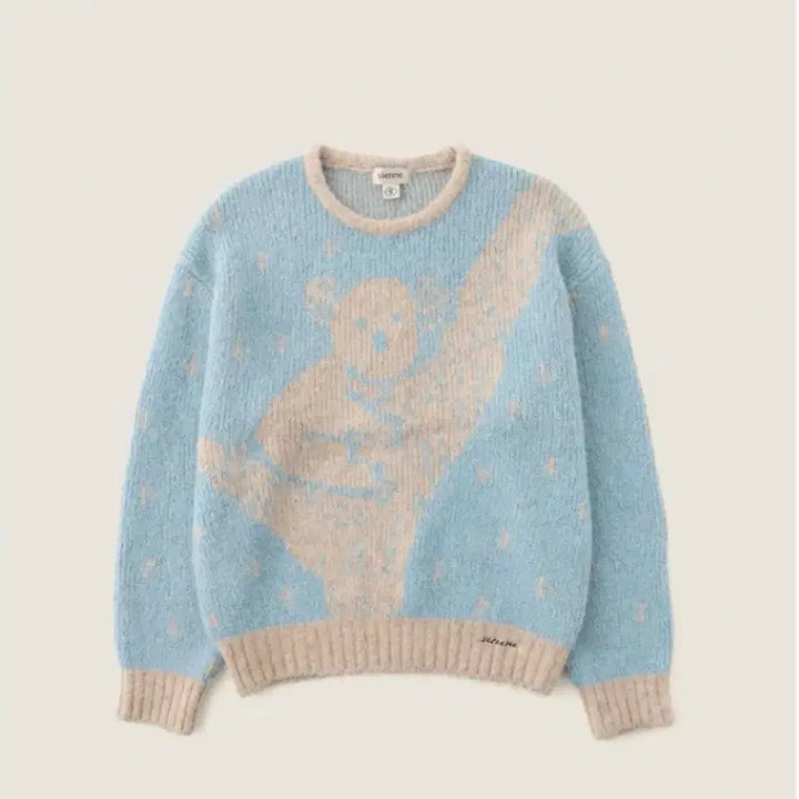 [BUNJANG] Sienne Koala Jacquard Knit Sweater / 시엔느 코알라 자카드 니트