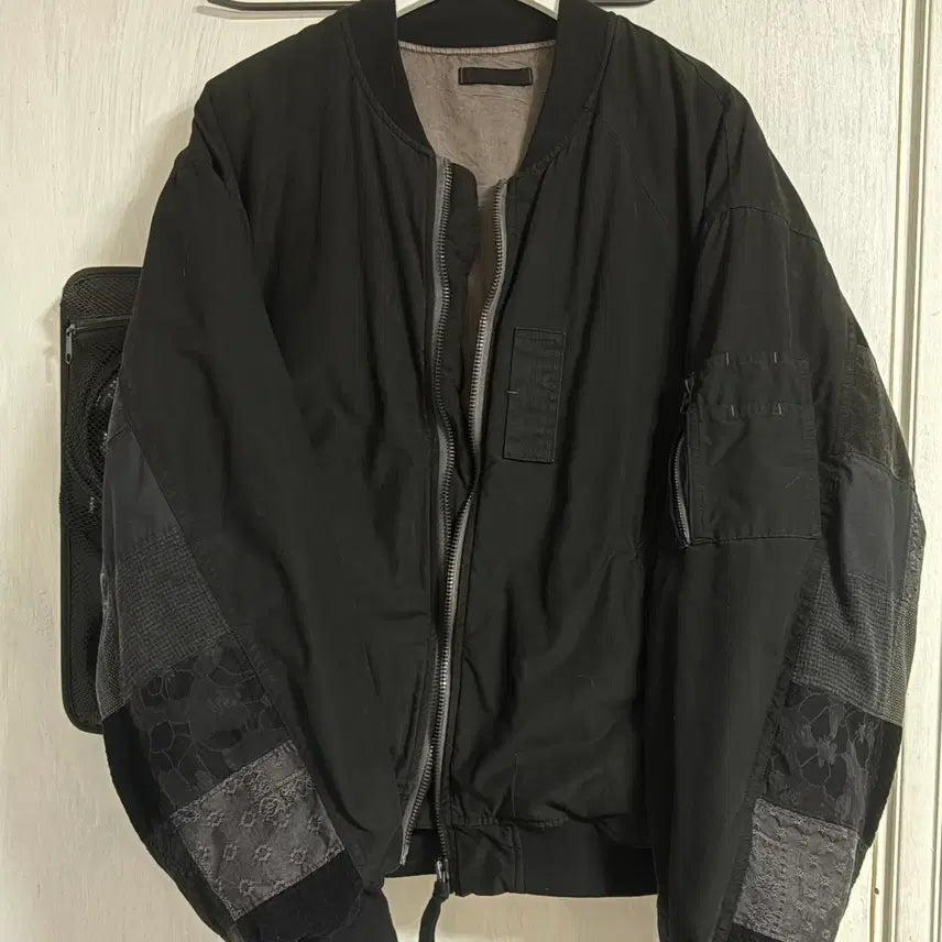 [BUNJANG] Polytelu Patch MA-1 Bomber Jacket / [4] 25fw 폴리테루 패치드 마원 MA-1