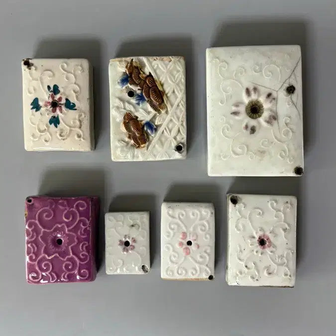 [BUNJANG] Antique Ink Stone Collection (7 Pieces) / 강점기 각종 연적 7점 일괄 판매