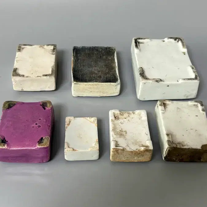 [BUNJANG] Antique Ink Stone Collection (7 Pieces) / 강점기 각종 연적 7점 일괄 판매
