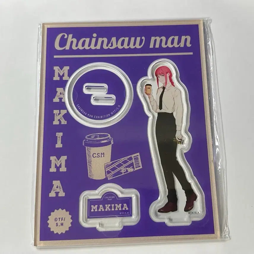 [BUNJANG] Chainsaw Man Makima Acrylic Stand Diorama / 체인소맨 홍대 전시회 마키마 아크릴 스탠드 디오라마