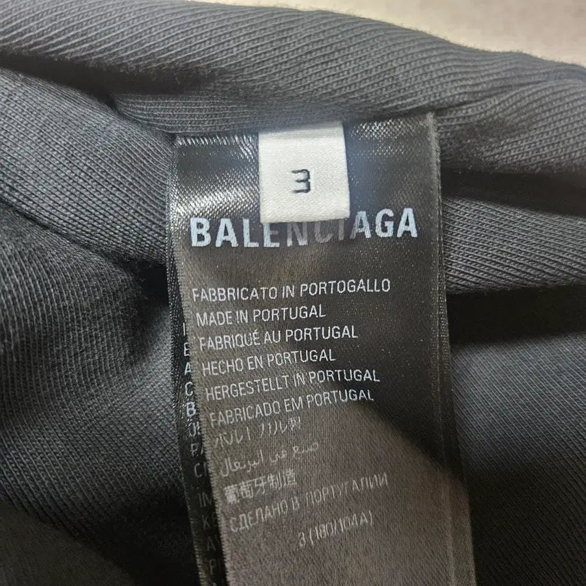[BUNJANG] Balenciaga AI T-Shirt Black / 발렌시아가 AI 티셔츠 블랙