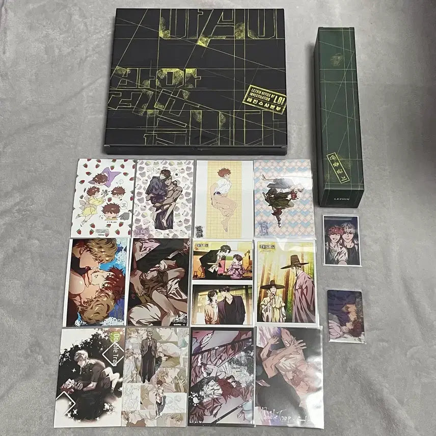 [BUNJANG] Lezhin Signature Double Trap POB Photocard Bundle Set / 2025 레진 시그 더블트랩 프박 포카 엽서 렌티큘러 해빙곡선 징크스