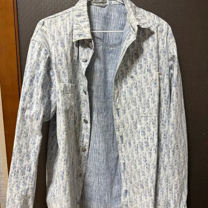 [BUNJANG] Dior Kasuri Shirt / 디올 오블리크 카스리 셔츠