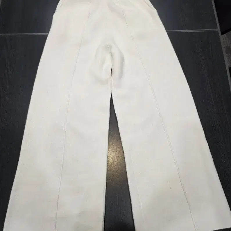 [SOLD OUT] [새상품] 고급 캐시미어 울 니트 바지 밴딩 와이드 팬츠