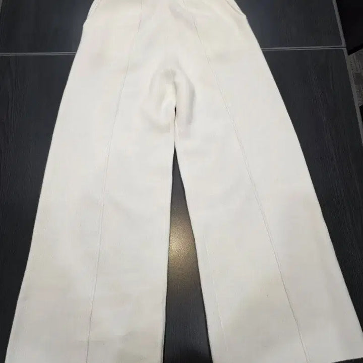 [SOLD OUT] [새상품] 고급 캐시미어 울 니트 바지 밴딩 와이드 팬츠