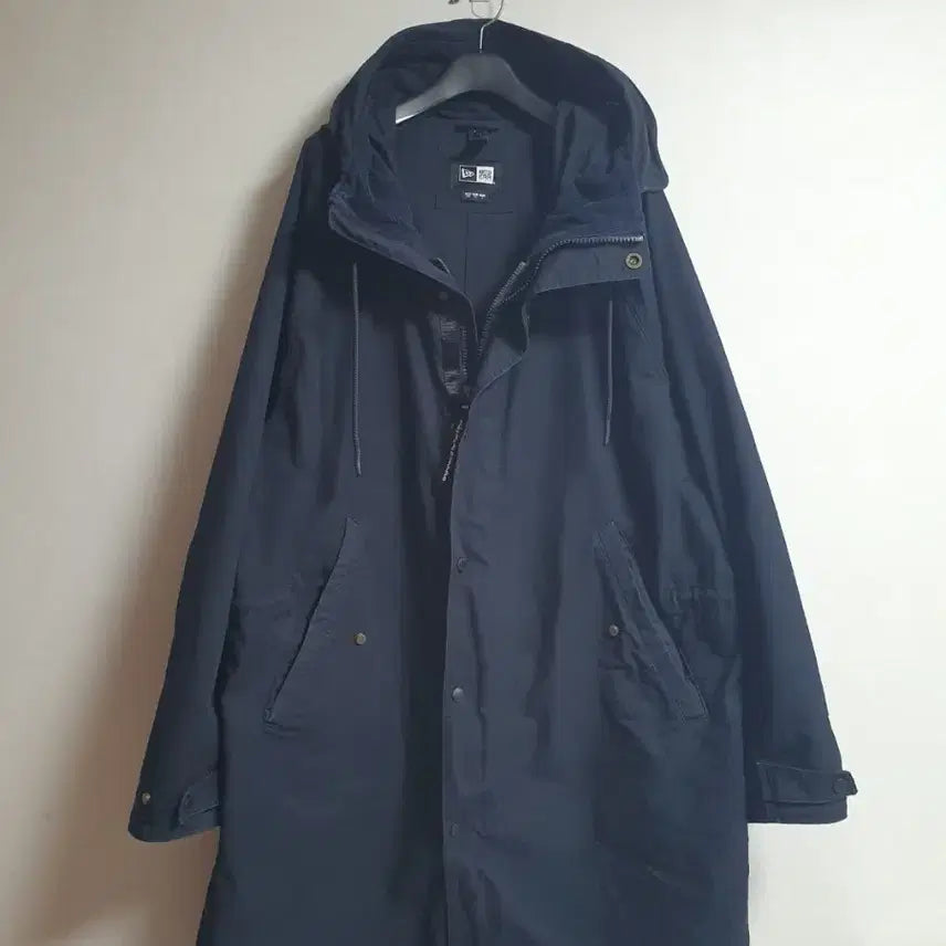 [BUNJANG] New Era Fishtail Two-in-One Parka Jacket Ultra Navy 105 / 뉴에라 자켓 피시테일 투인원 야상 울트라네이비 105