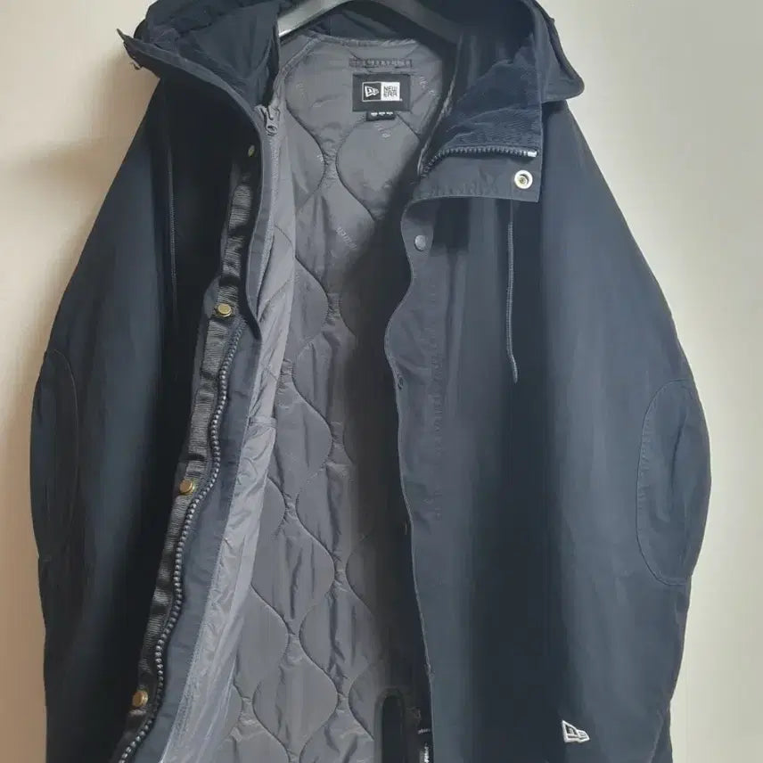 [BUNJANG] New Era Fishtail Two-in-One Parka Jacket Ultra Navy 105 / 뉴에라 자켓 피시테일 투인원 야상 울트라네이비 105