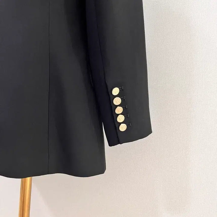 [BUNJANG] Study Double Breasted Long Blazer / 스터디 더블 브레스트 롱 블레이저(새상품)