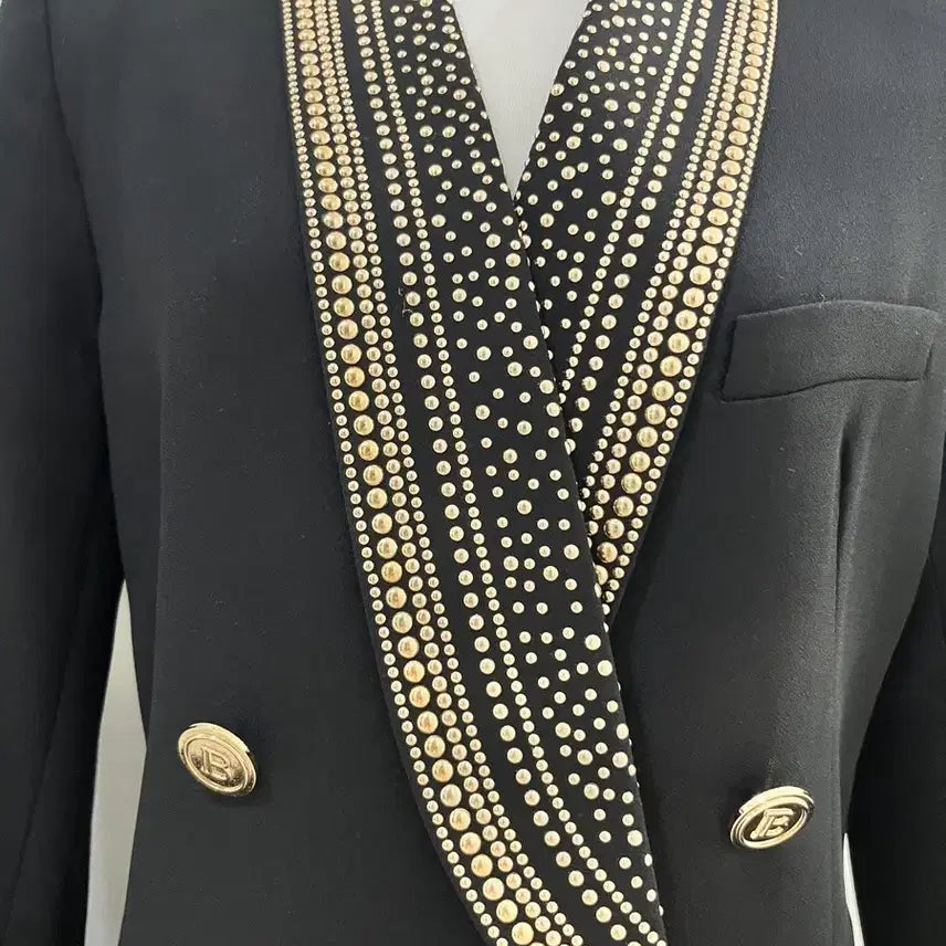 [BUNJANG] Study Double Breasted Long Blazer / 스터디 더블 브레스트 롱 블레이저(새상품)