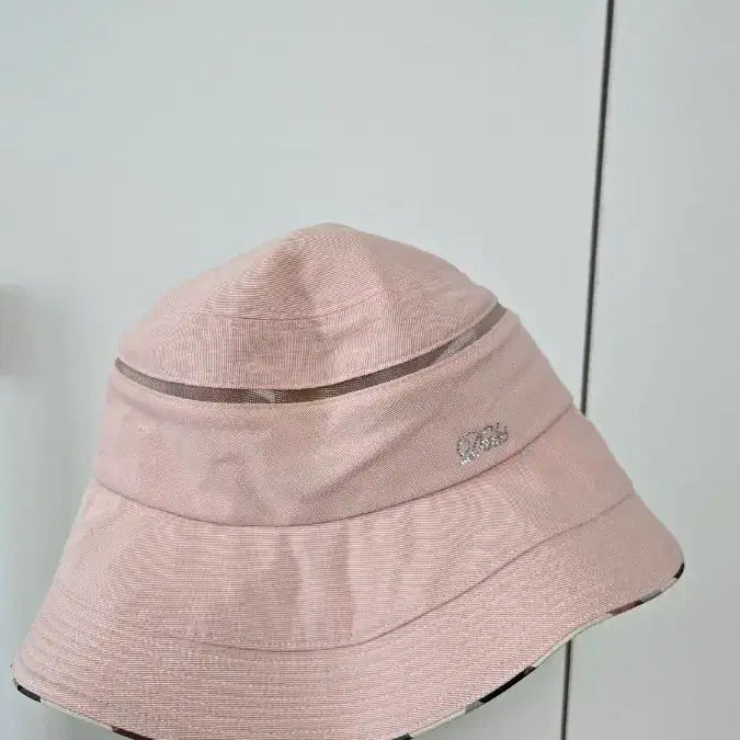 [SOLD OUT] 닥스 골프 분홍색 체크 벙거지 모자