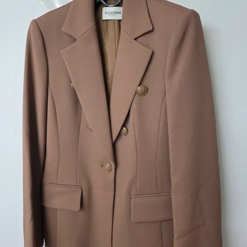 [BUNJANG] MojoS.P.N Brown Long Jacket / 모조에스핀 브라운 롱 자켓