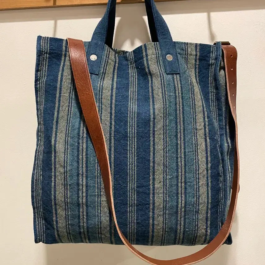 [BUNJANG] RRL Indigo Carpenter Tote Bag / 더블알엘 rrl 인디고 카펜터 토트백