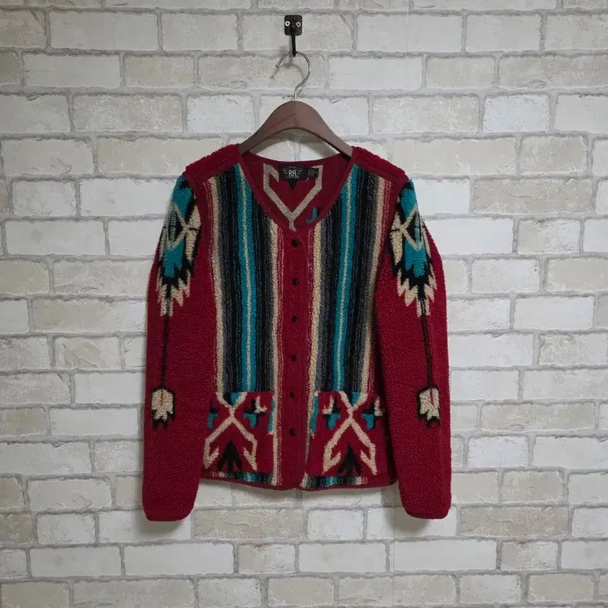[BUNJANG] RRL Jacquard Fleece Western Jacket / RRL 더블알엘 웨스턴 자카드 후리스 자켓