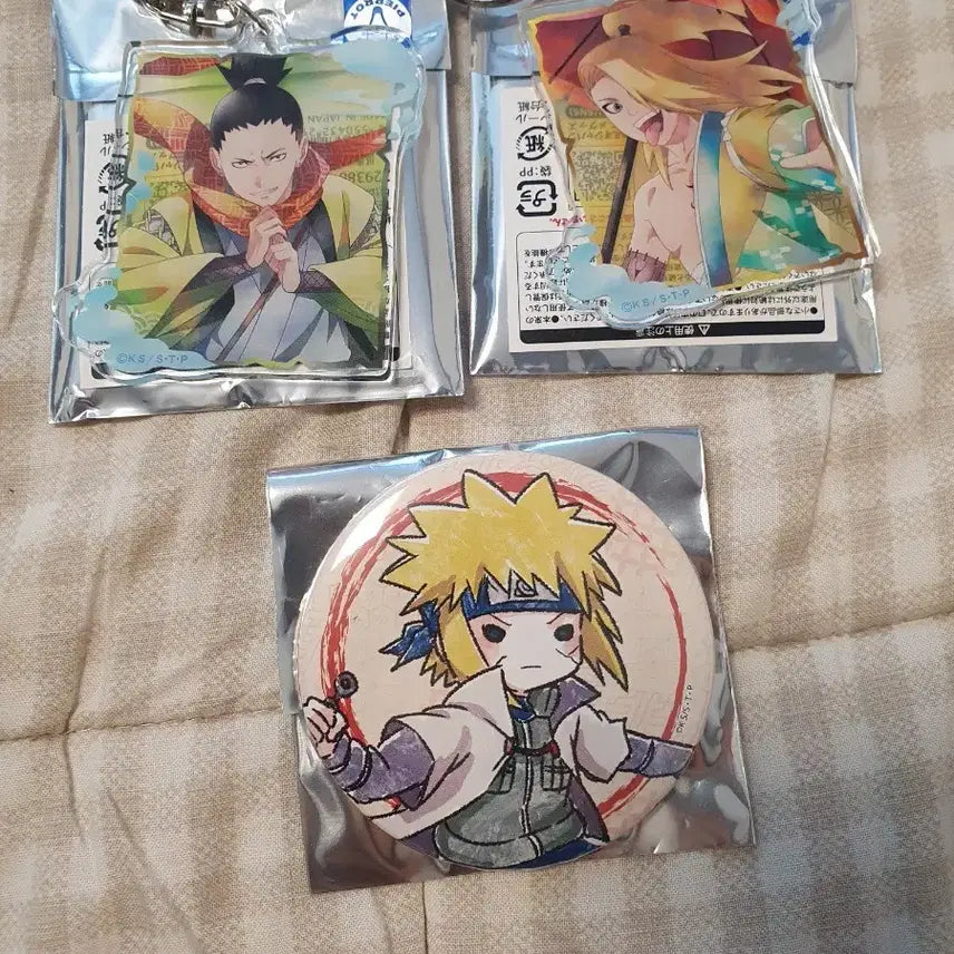 [BUNJANG] Naruto Shikamaru Deidara Minato Acrylic Badge Bundle Set / 나루토 시카마루 데이다라 미나토 아크릴 뱃지 판매