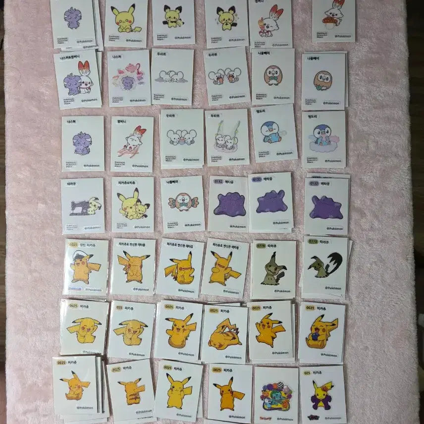 [BUNJANG] Pokemon Tteokbokki Sticker Exchange / 포켓몬 띠부씰 교환