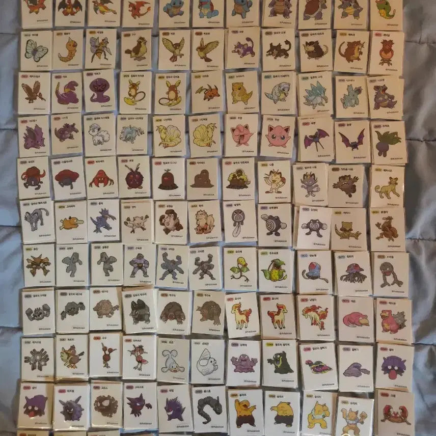 [BUNJANG] Pokemon Tteokbokki Sticker Exchange / 포켓몬 띠부씰 교환