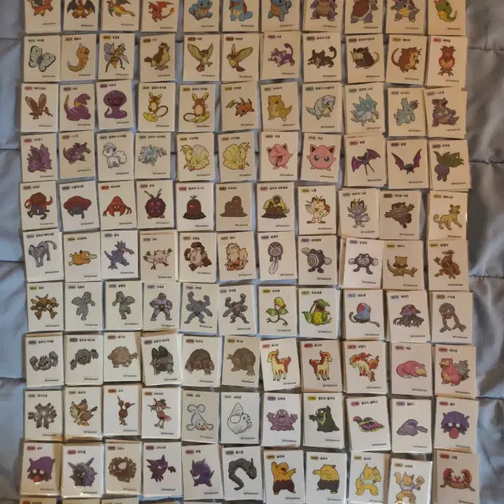 [BUNJANG] Pokemon Tteokbokki Sticker Exchange / 포켓몬 띠부씰 교환