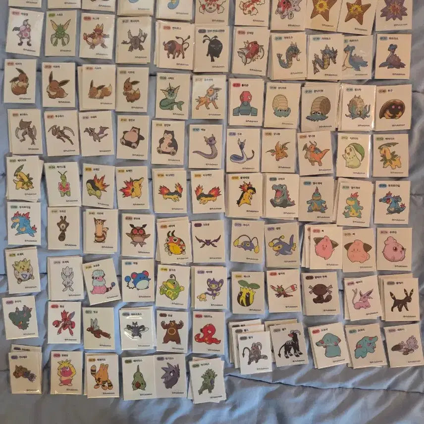 [BUNJANG] Pokemon Tteokbokki Sticker Exchange / 포켓몬 띠부씰 교환