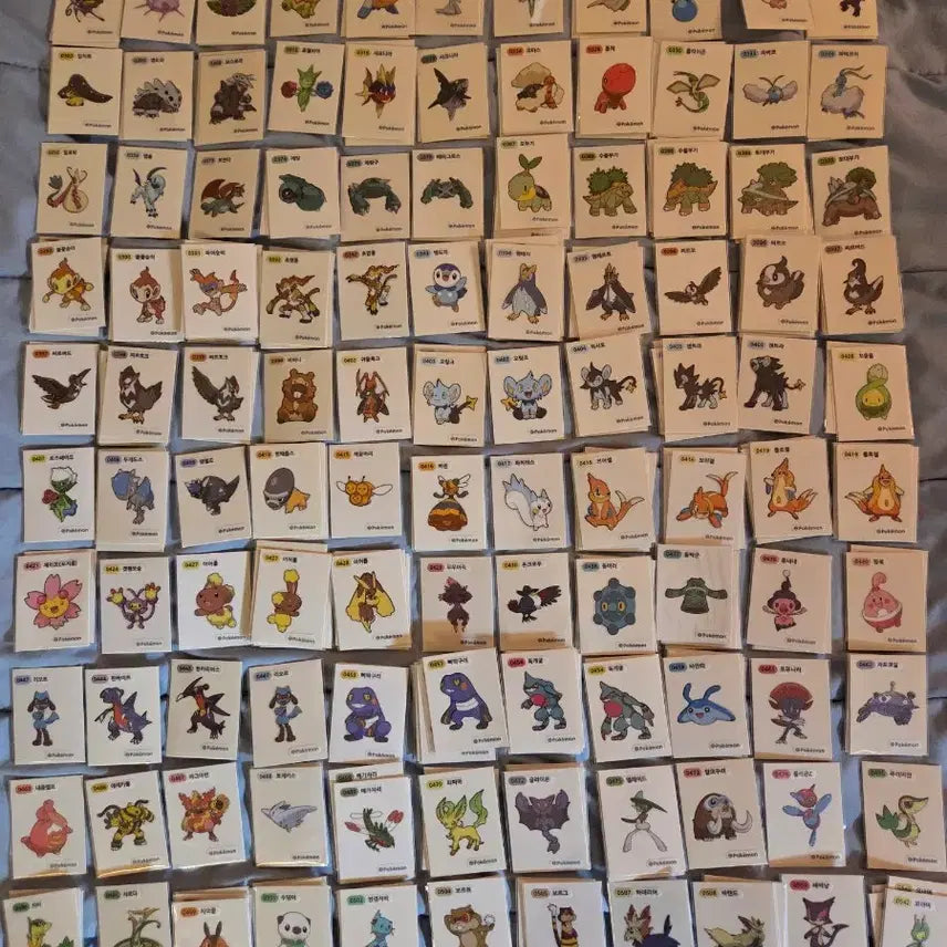 [BUNJANG] Pokemon Tteokbokki Sticker Exchange / 포켓몬 띠부씰 교환