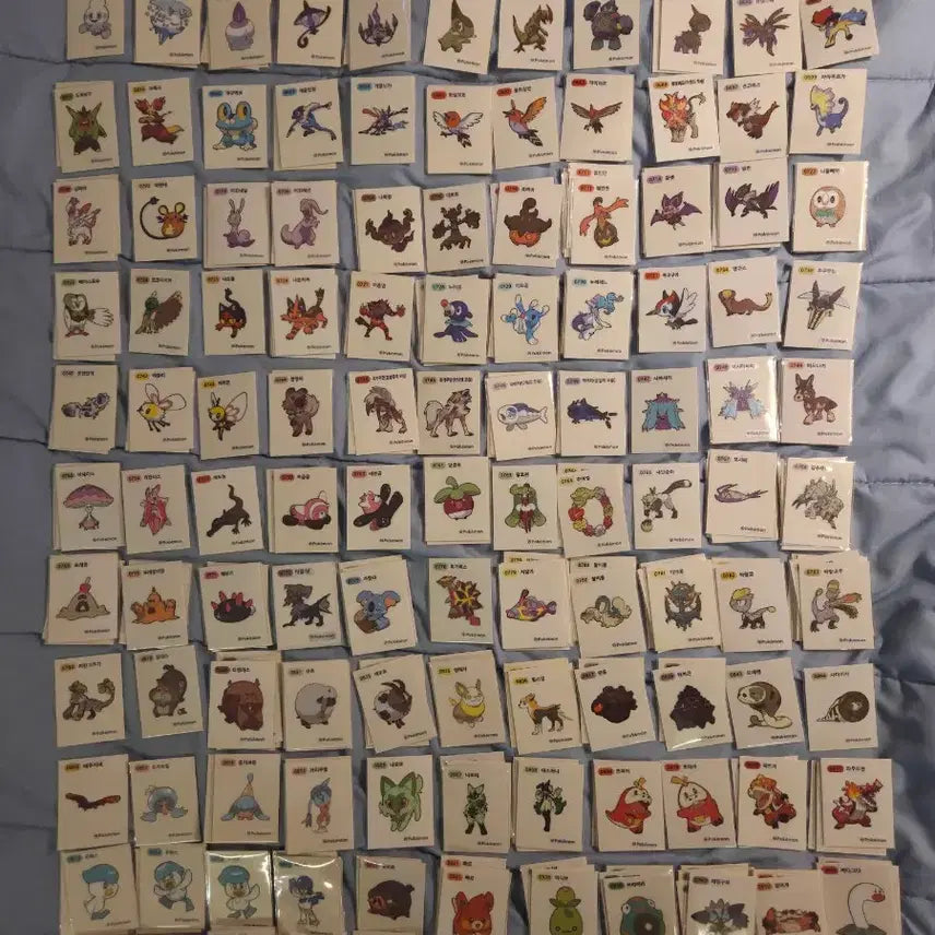 [BUNJANG] Pokemon Tteokbokki Sticker Exchange / 포켓몬 띠부씰 교환