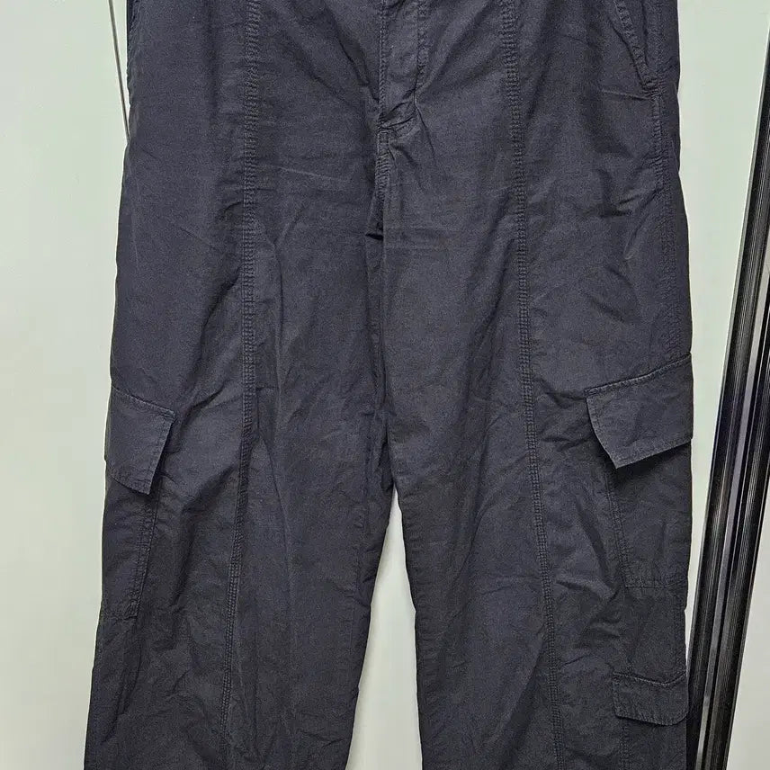 [BUNJANG] Zara Wide Parachute Pants Black / 자라 파라슈트 와이드 팬츠 블랙