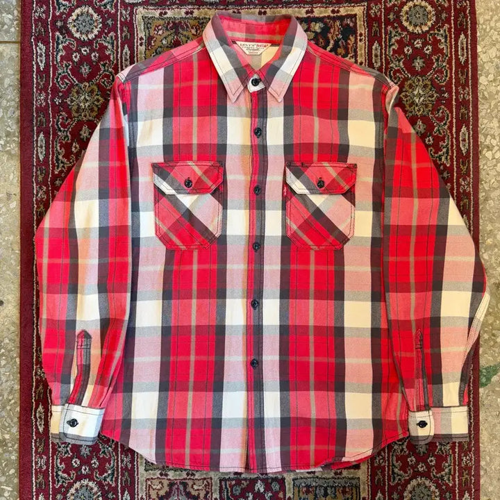 [BUNJANG] Levi's Red Tab Two-Pocket Check Shirt (Size 100) / 리바이스 레드탭 투포켓 체크 셔츠 [ 100 ]