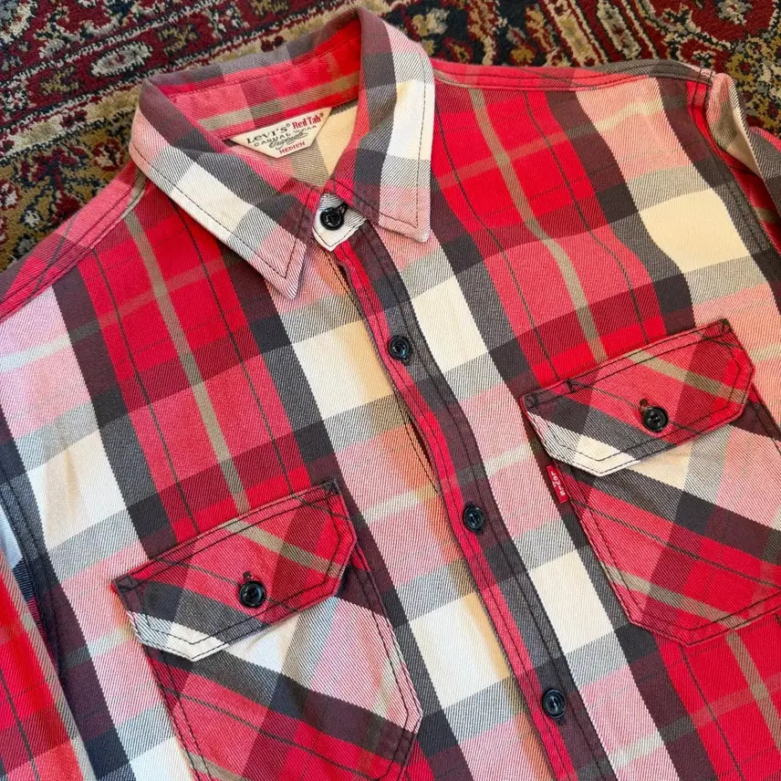 [BUNJANG] Levi's Red Tab Two-Pocket Check Shirt (Size 100) / 리바이스 레드탭 투포켓 체크 셔츠 [ 100 ]