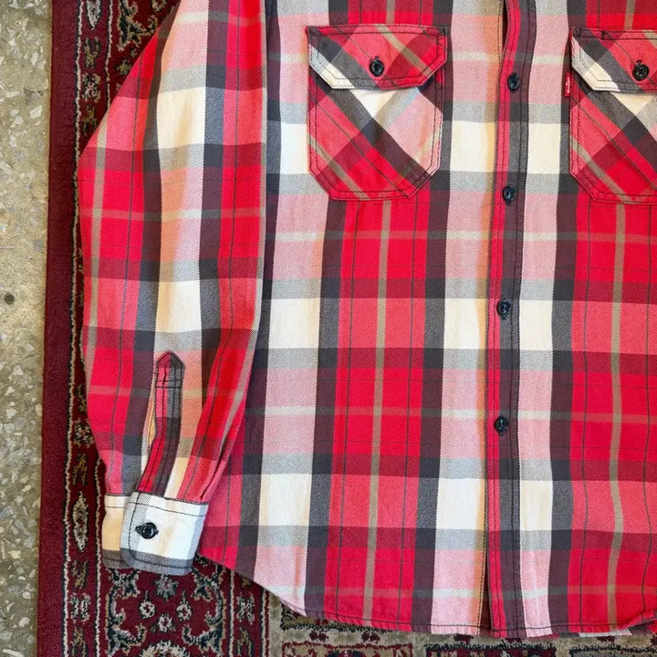 [BUNJANG] Levi's Red Tab Two-Pocket Check Shirt (Size 100) / 리바이스 레드탭 투포켓 체크 셔츠 [ 100 ]