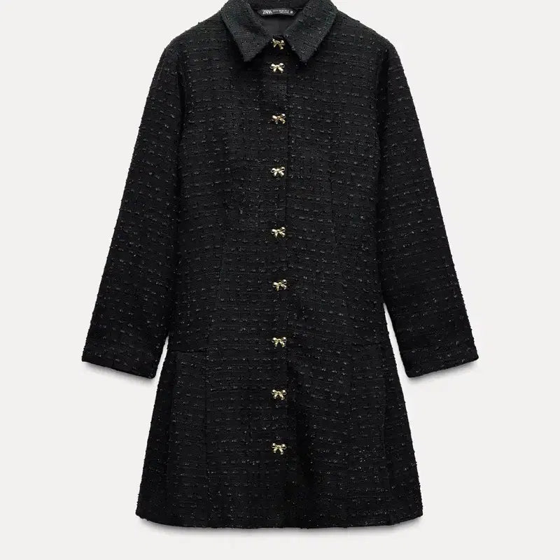 [BUNJANG] ZARA Tweed Mini Dress / L) 자라 트위드 원피스 새상품